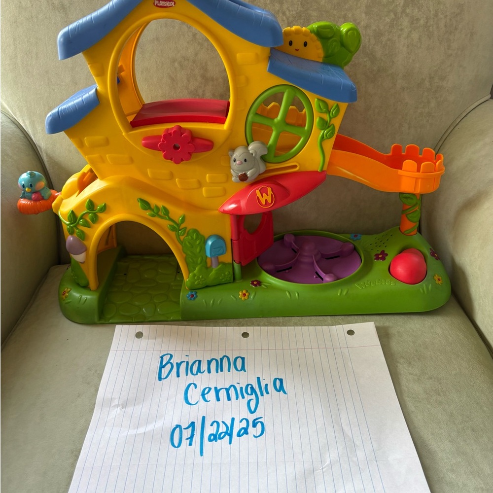 Yellow and Blue Learning Duck Toy